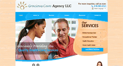 Desktop Screenshot of graciouscareagency.com